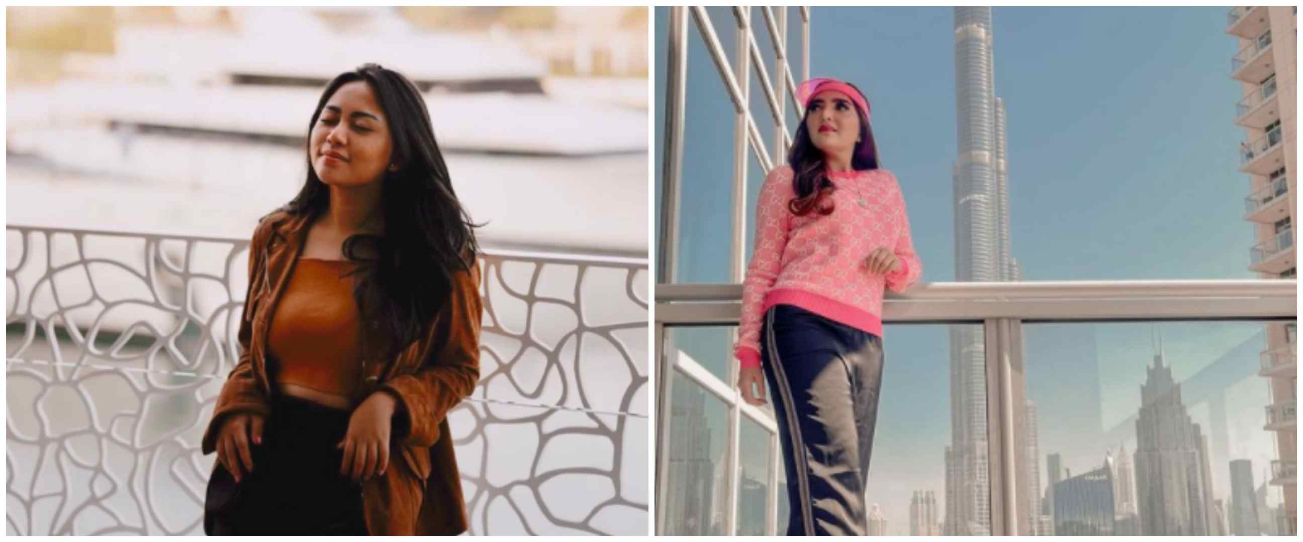 Gaya 10 seleb saat liburan di Dubai, Ashanty tampil mewah