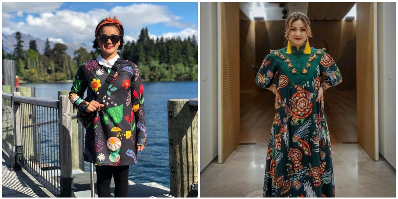 Biasa tampil tomboi, 10 potret Nirina Zubir pakai dress ini anggun