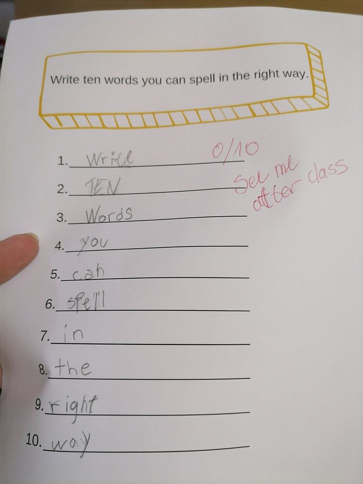 22 Jawaban lucu di soal bahasa Inggris ini bikin guru ngelus dada