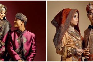 10 Potret Lesty Kejora dan Rizky Billar dengan baju adat, makin serasi