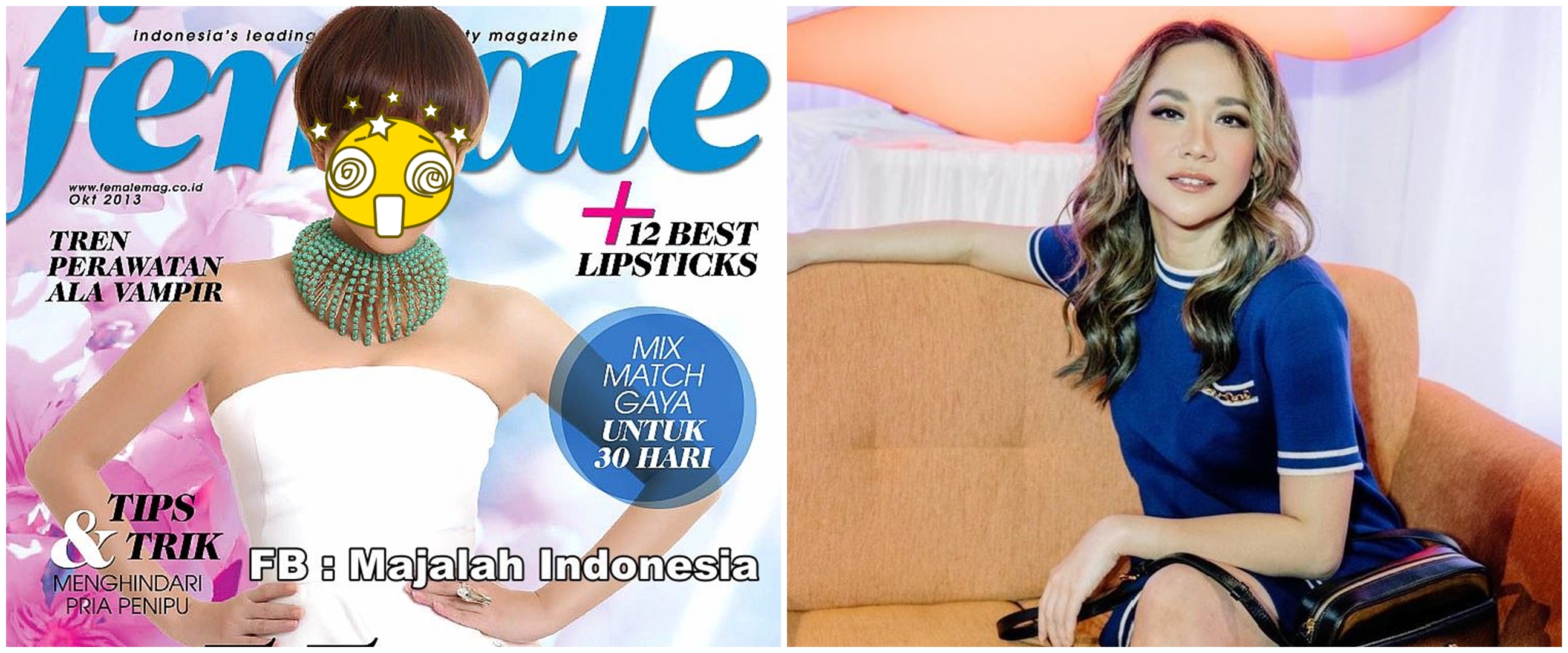 10 Potret jadul Bunga Citra Lestari jadi model majalah, curi perhatian