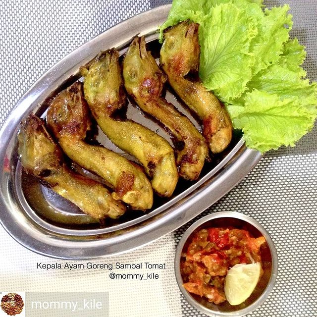 8 Resep kepala ayam bumbu pedas, nikmat dan mudah dibuat