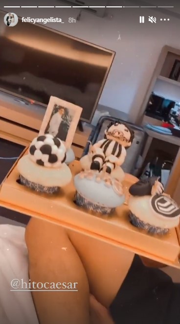 8 Momen ultah Caesar Hito, Felicya Angelista datang ke lokasi syuting