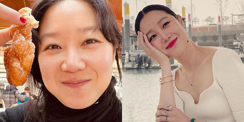 Potret 10 seleb Korea usia 40-an tahun tanpa dan pakai makeup, menawan