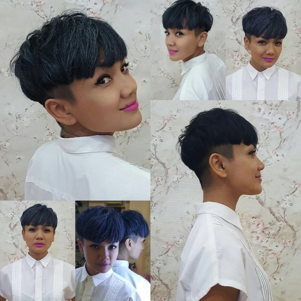 Transformasi 10 gaya rambut Nirina Zubir sejak awal karier, nyentrik