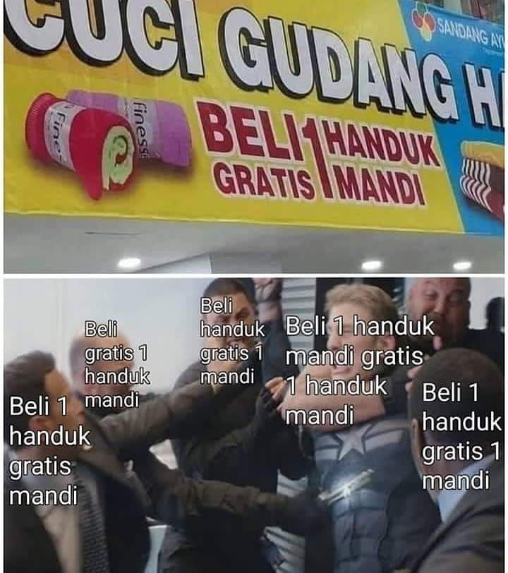 20 Spanduk kocak promo dagangan ini bikin pembeli ngelus dada