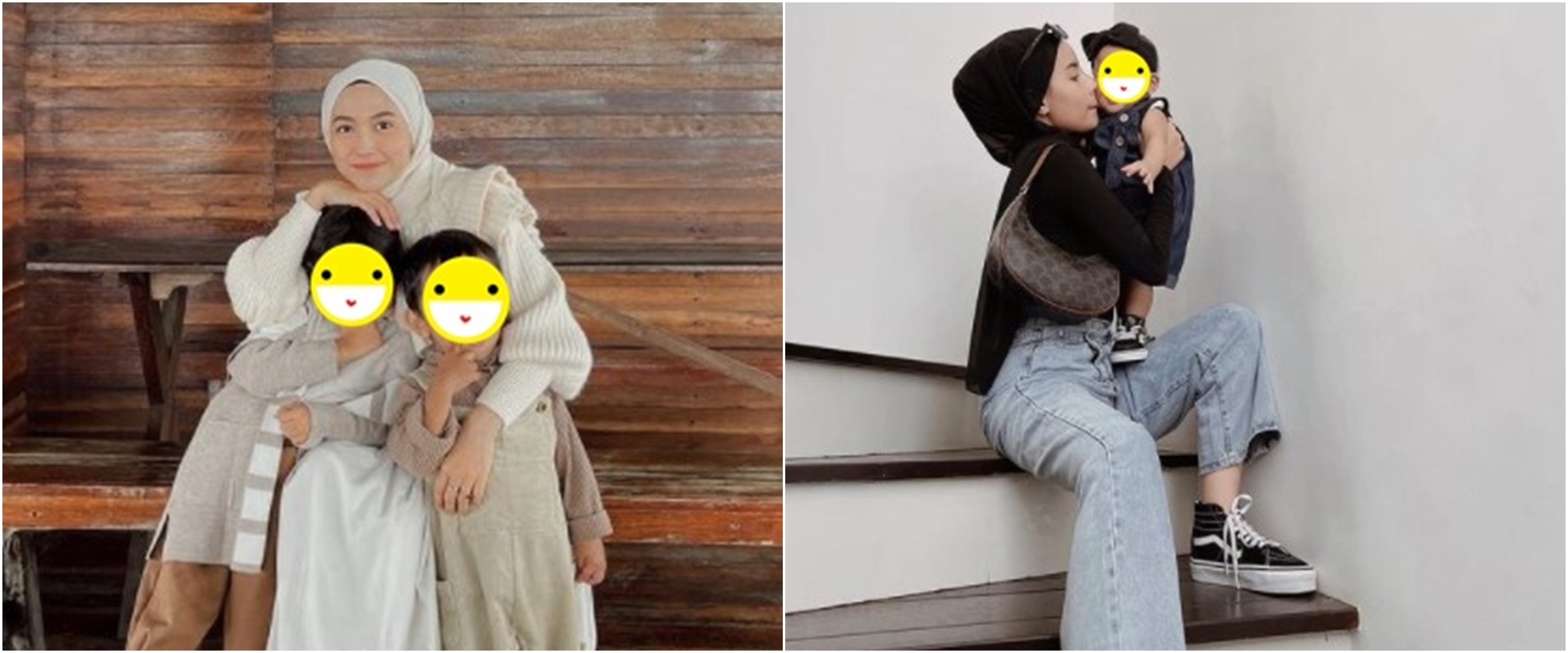 Beda gaya 7 selebgram saat momong anak, Rachel Vennya simpel dan modis