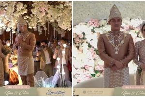 10 Momen resepsi pernikahan Ifan Seventeen dan Citra Monica, megah
