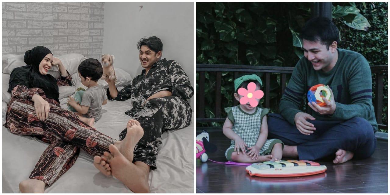 Beda gaya 10 raja FTV saat momong anak, ayah idaman