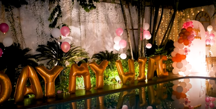 12 Potret pesta ulang tahun Tasyi Athasyia, mewah dan romantis