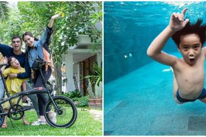 10 Gaya Rafathar berfoto sambil menyelam, operasikan kamera sendiri