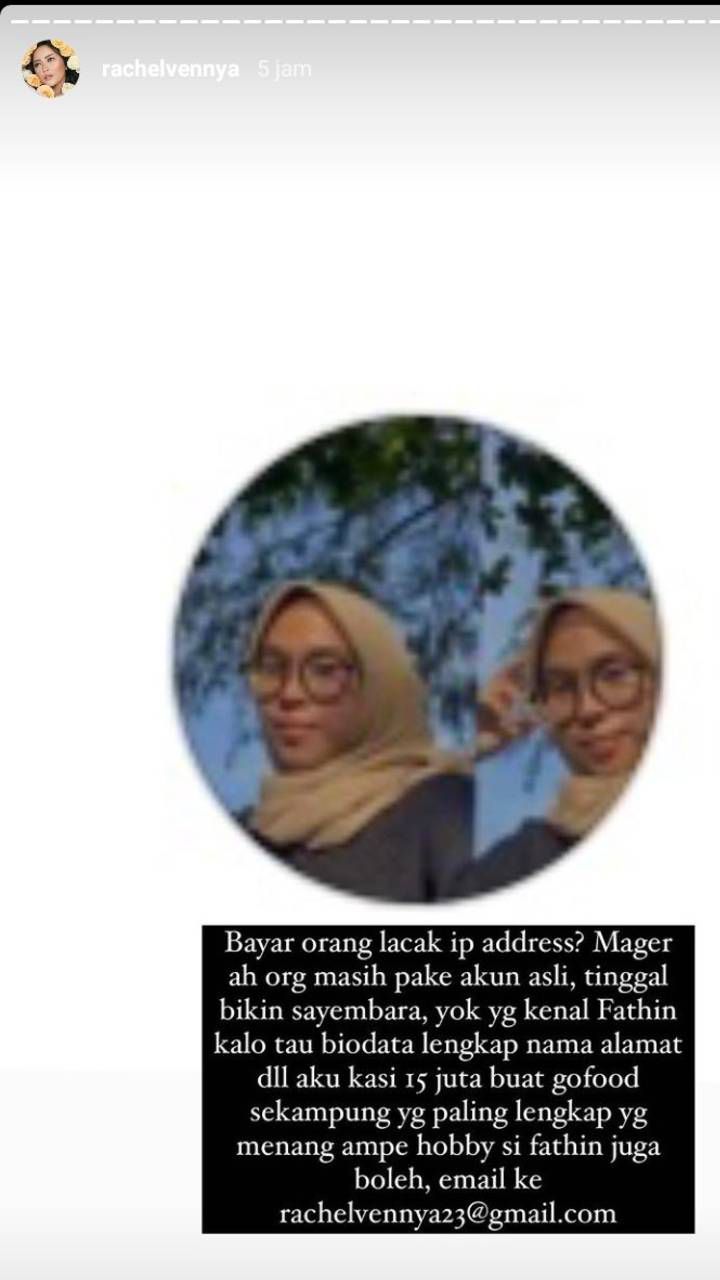 Kronologi Rachel Vennya cari hater berhadiah Rp 15 juta, kini berdamai