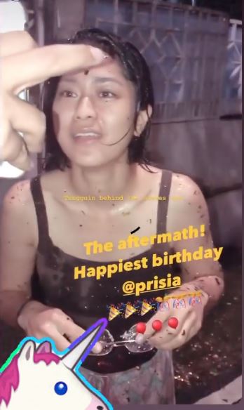 8 Momen kejutan ulang tahun Prisia Nasution ke-37 ini bikin ngakak