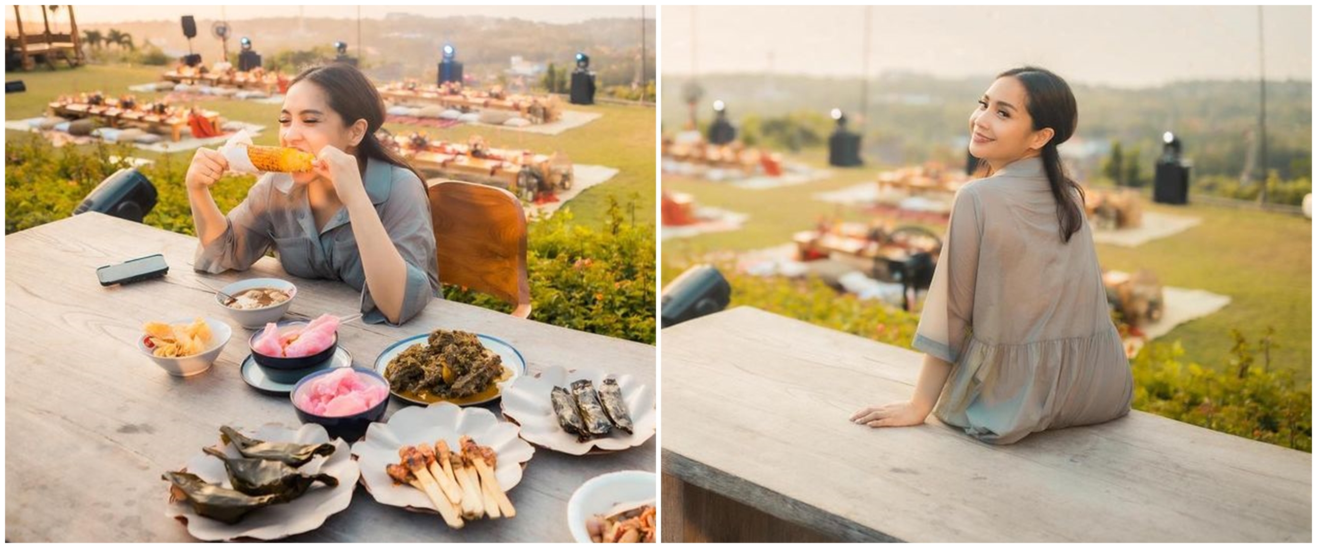 Ngidam jagung bakar, ini 10 momen Nagita panggil pedagang dari Lombok