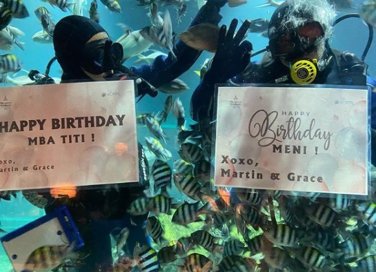 Rayakan usia 55 tahun, ini 9 momen liburan Titi DJ di Bali bareng anak