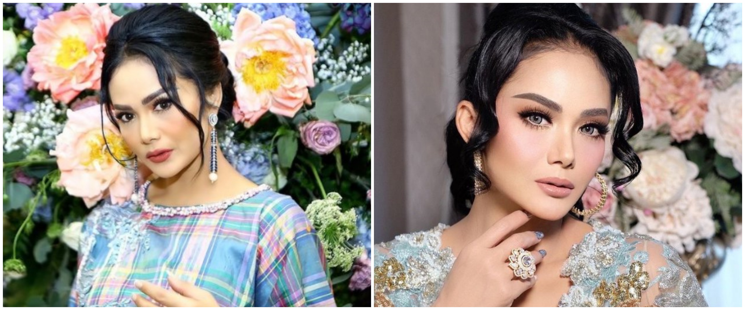 6 Gaya pemotretan Krisdayanti bermakeup tebal, bak artis Bollywood