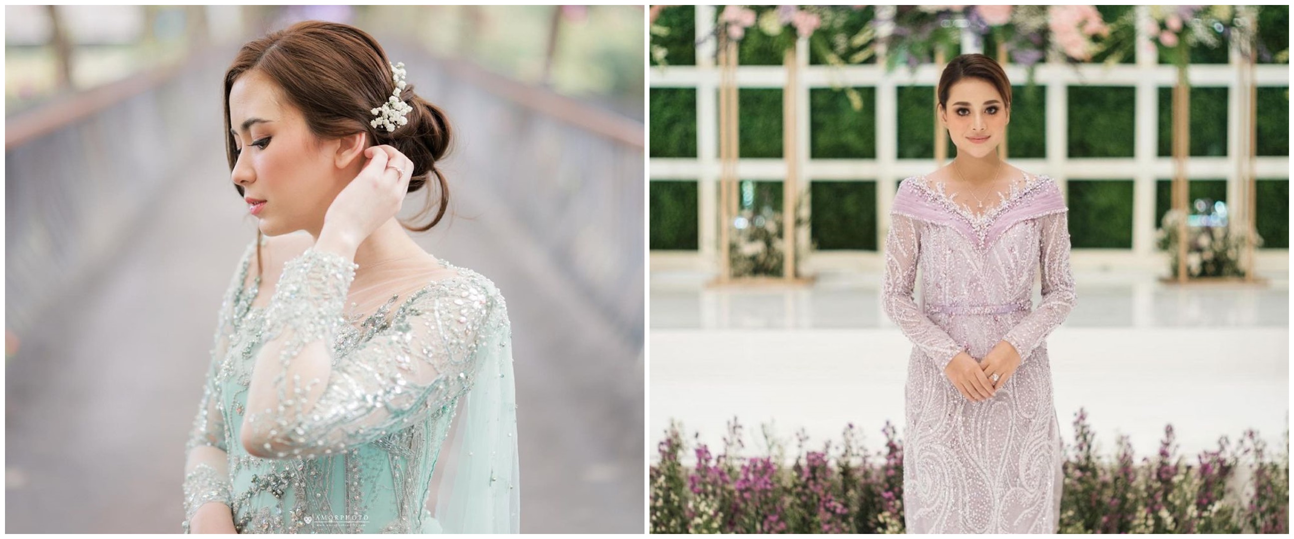 Gaya 10 penyanyi cantik saat lamaran, anggun dan menawan