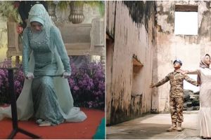 8 Potret Rakhma Lutfita, mempelai wanita viral karena patahkan besi