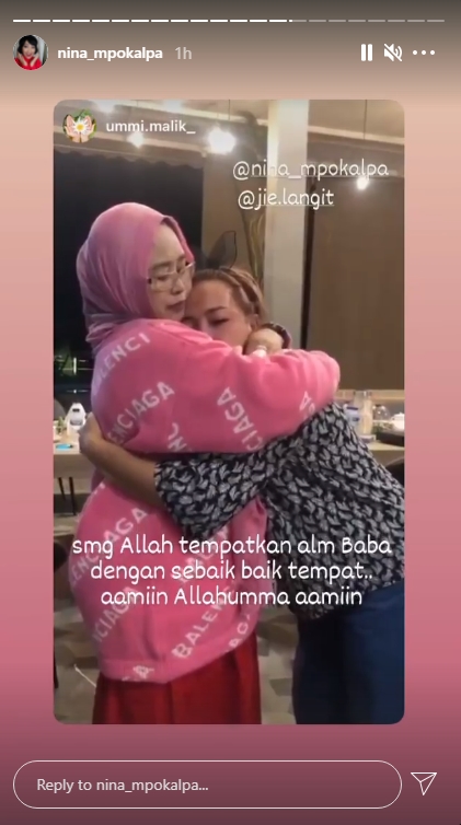 Kabar duka, ayah Mpok Alpa meninggal dunia