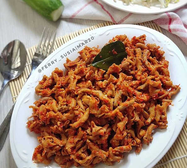 10 Resep masakan usus ayam pedas, enak dan bikin nagih