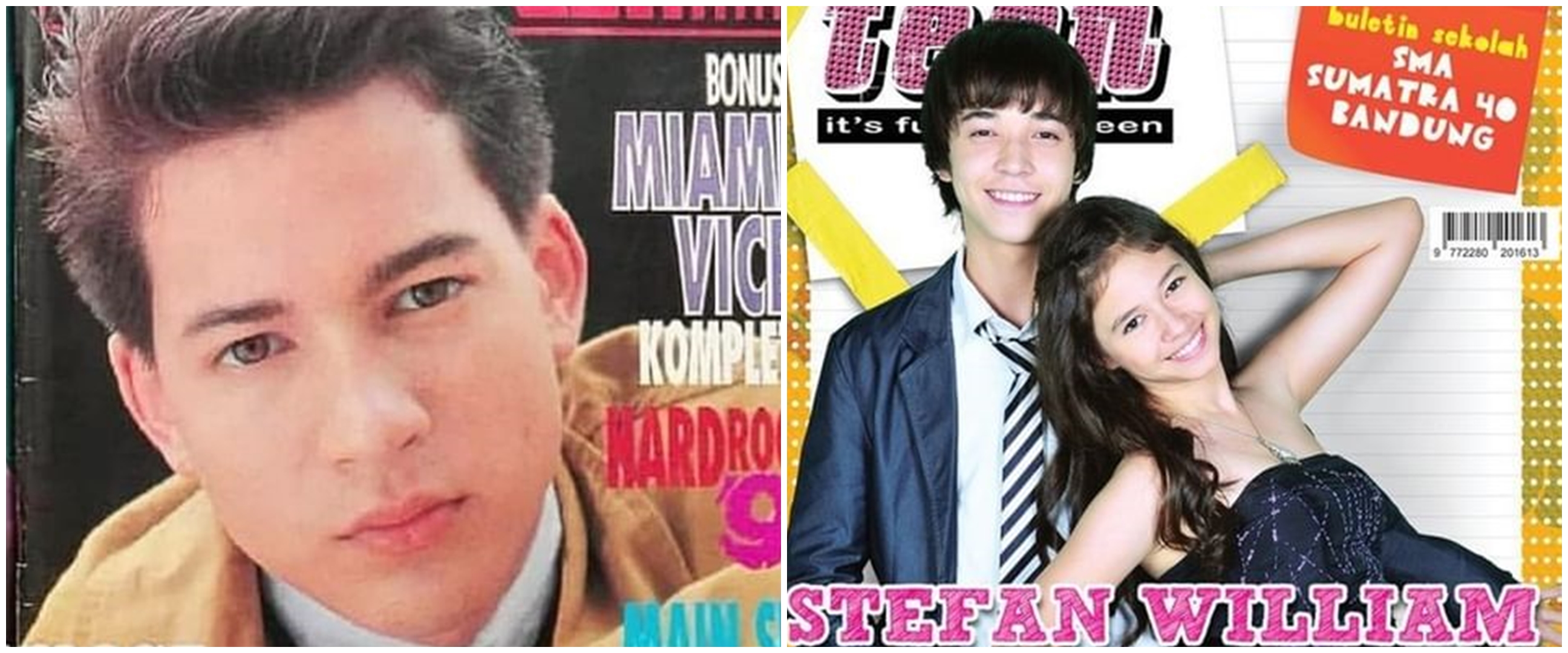 Potret lawas 10 aktor blasteran jadi cover boy, curi perhatian