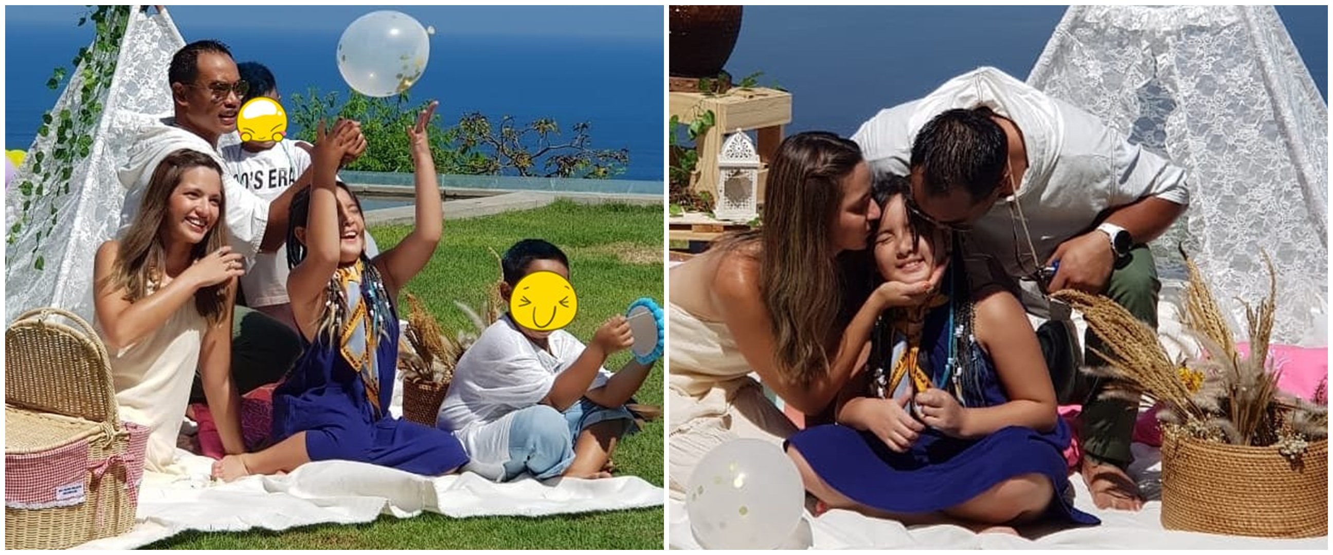 10 Momen pemotretan ulang tahun Mikhayla putri Nia Ramadhani di Bali