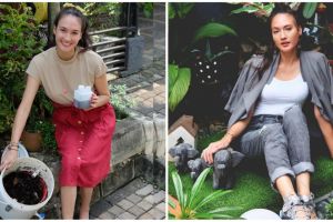 10 Momen Nadine Chandrawinata upcycle sepatu lawas, hasilnya kece abis