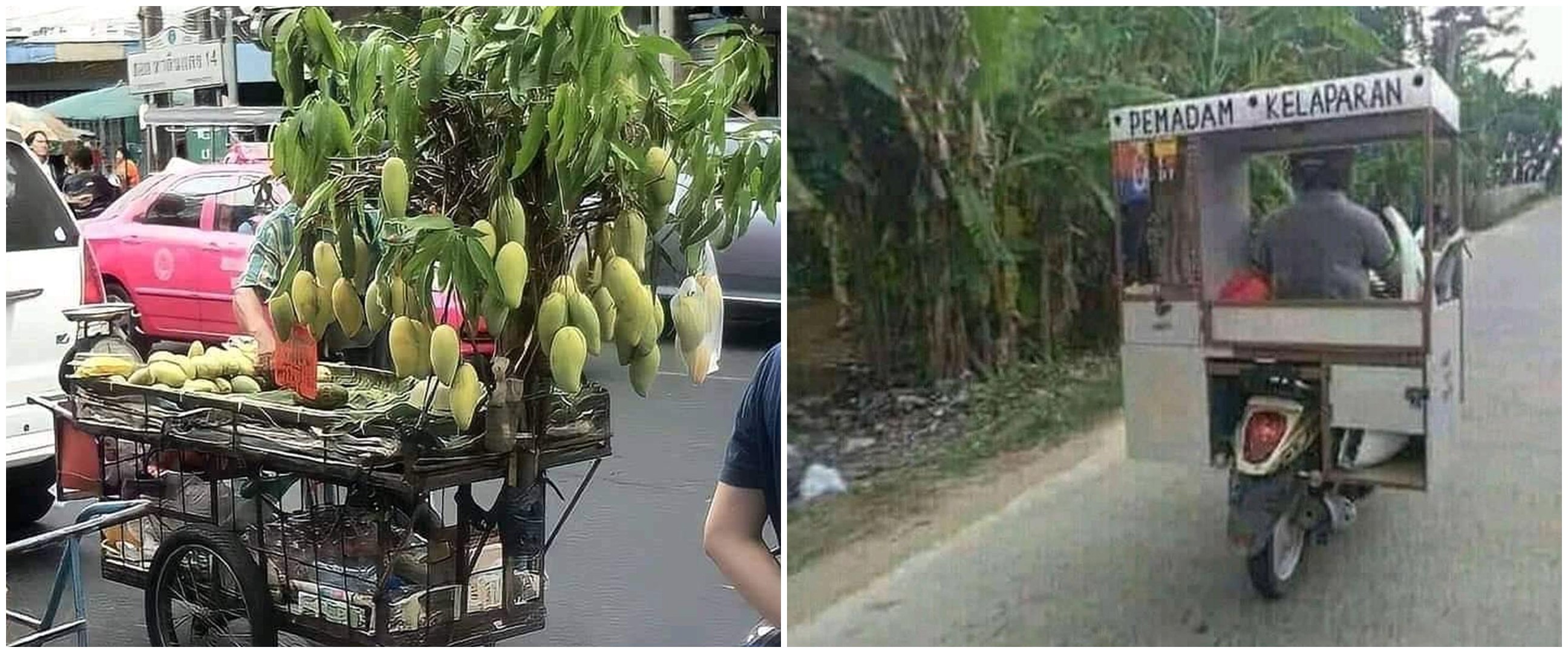 10 Ide kreatif pedagang keliling ini bikin geleng kepala