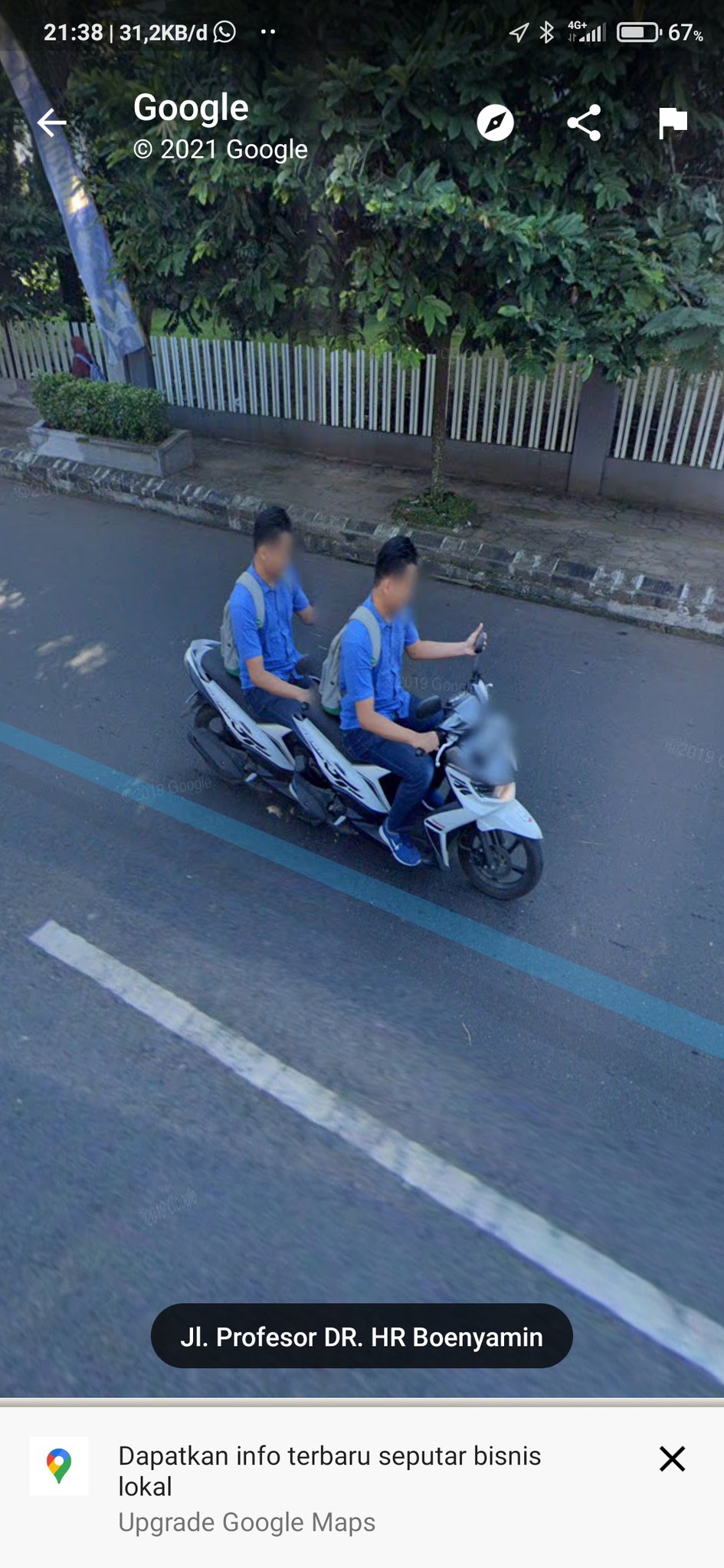 15 Potret lucu pengendara 'ngebug' di Google Street View, unik abis