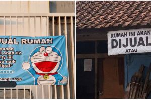 15 Tulisan lucu di spanduk rumah dijual ini bikin dahi berkerut
