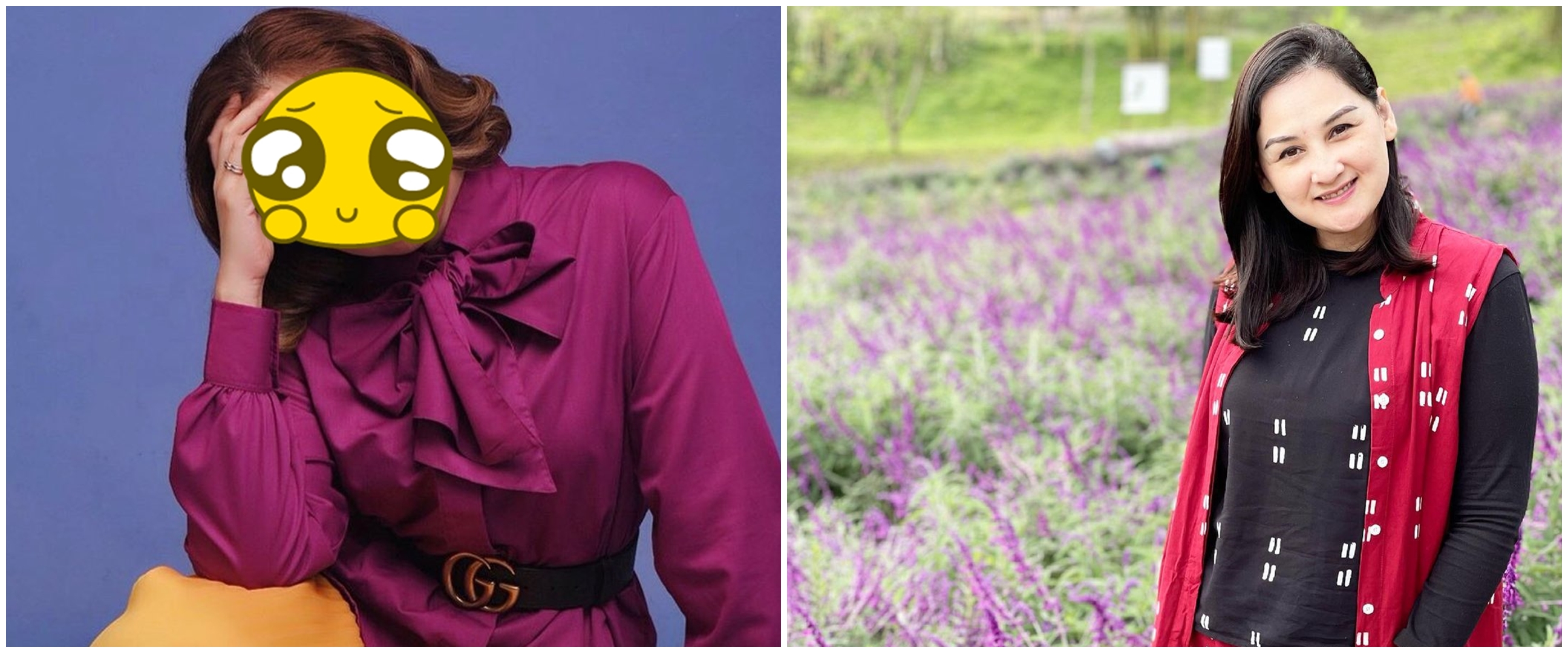 Biasa natural, 10 potret Mona Ratuliu bermakeup tebal ini memesona