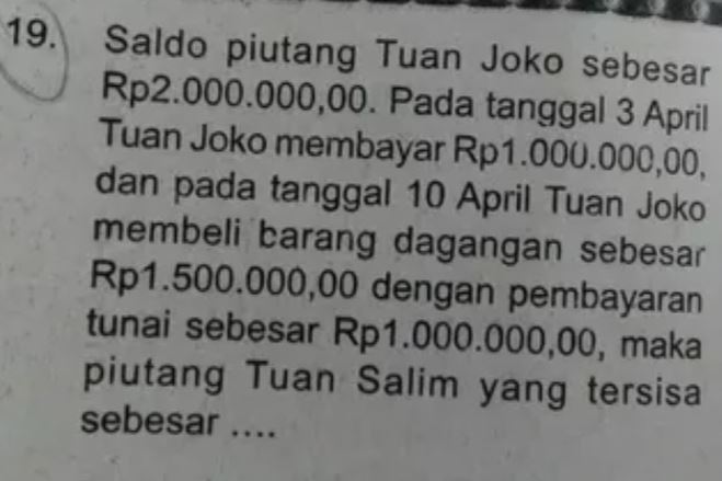 20 Soal ujian sekolah ini unik dan absurd, bikin mikir keras