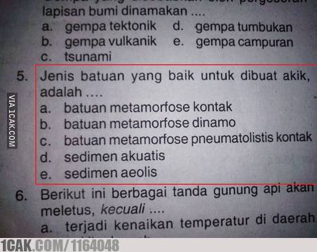 20 Soal ujian sekolah ini unik dan absurd, bikin mikir keras