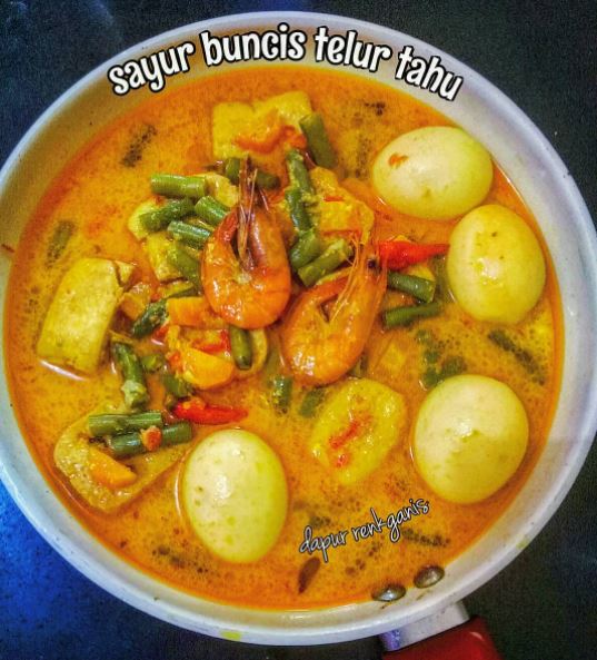 10 resep buncis santan © berbagai sumber