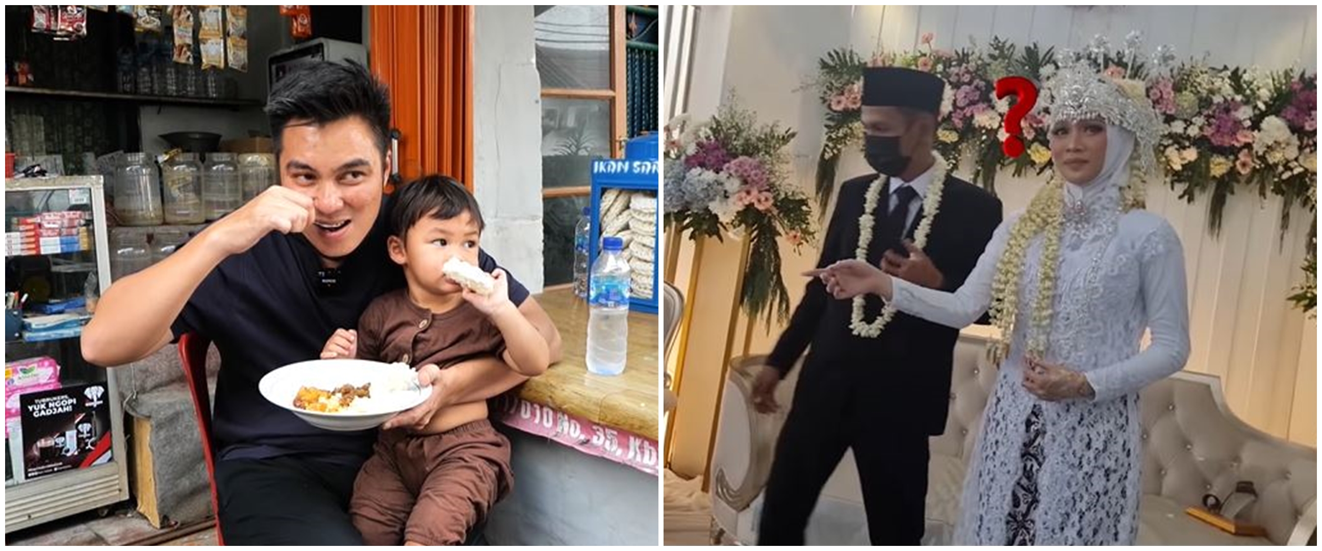 10 Momen lucu Baim Wong ke nikahan orang tak dikenal, bikin heboh