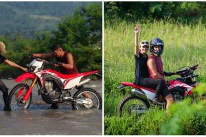 10 Momen seru Ririn Ekawati & Ibnu Jamil di Cianjur, naik motor trail