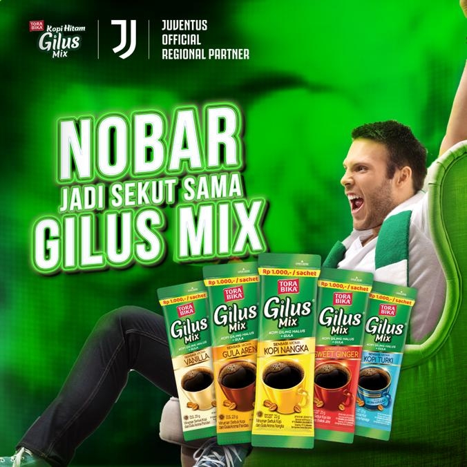 Kopi hitam Gilus Mix resmi menjadi mitra regional Juventus FC, keren!