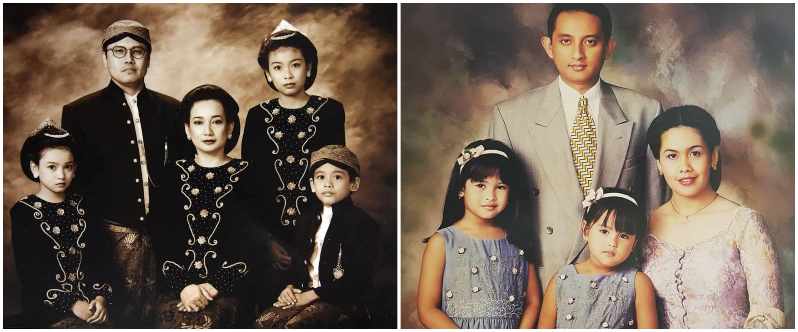 Potret lawas foto keluarga 10 seleb, bikin nostalgia