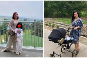 Momen 10 penyanyi dangdut momong anak, gayanya natural