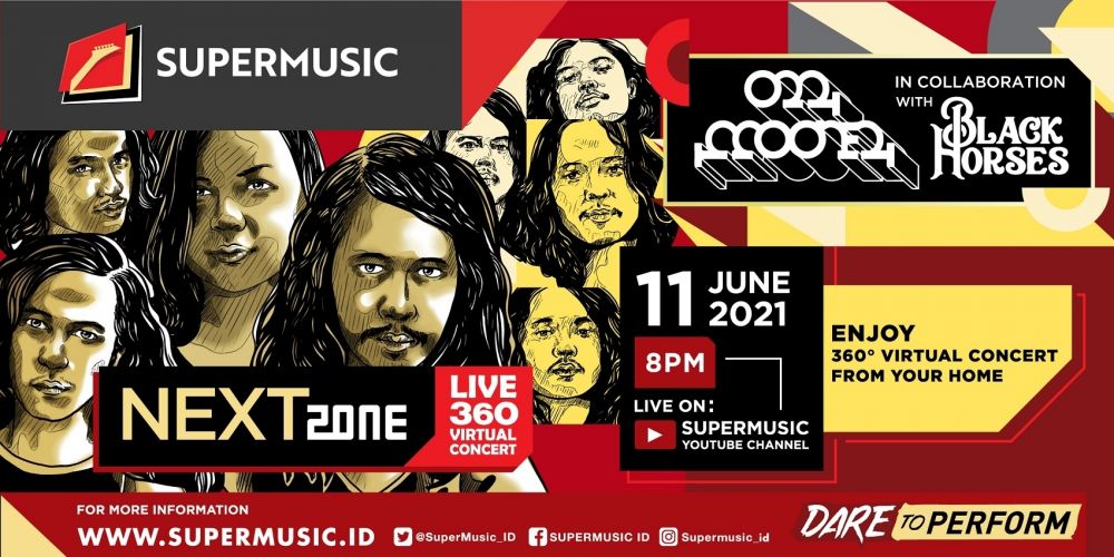 6 Fakta konser virtual Supermusic, pertemukan Mooner dan Black Horses