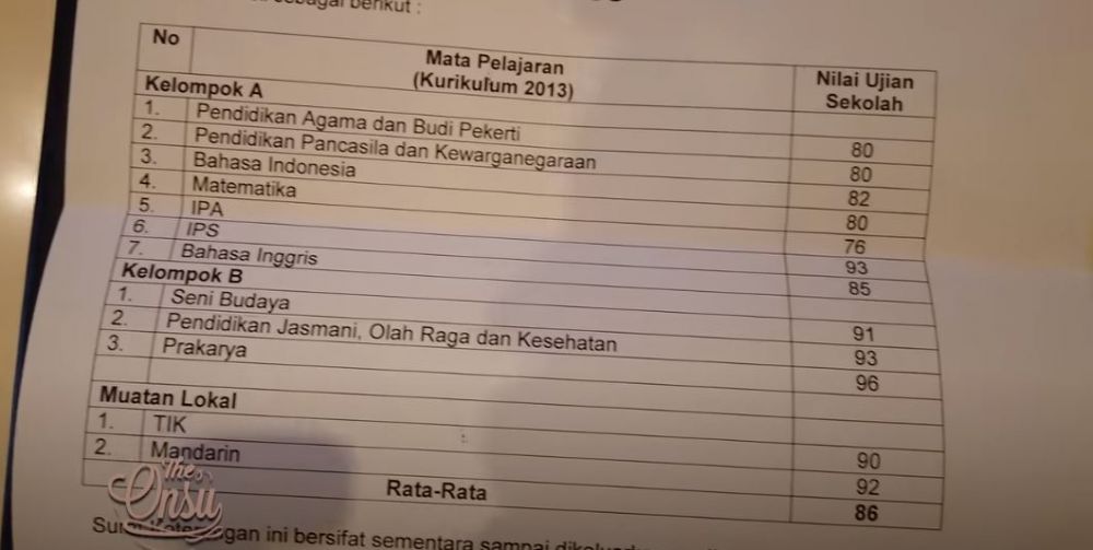 10 Momen Ruben Onsu terima raport Betrand Peto, nilainya bikin bangga