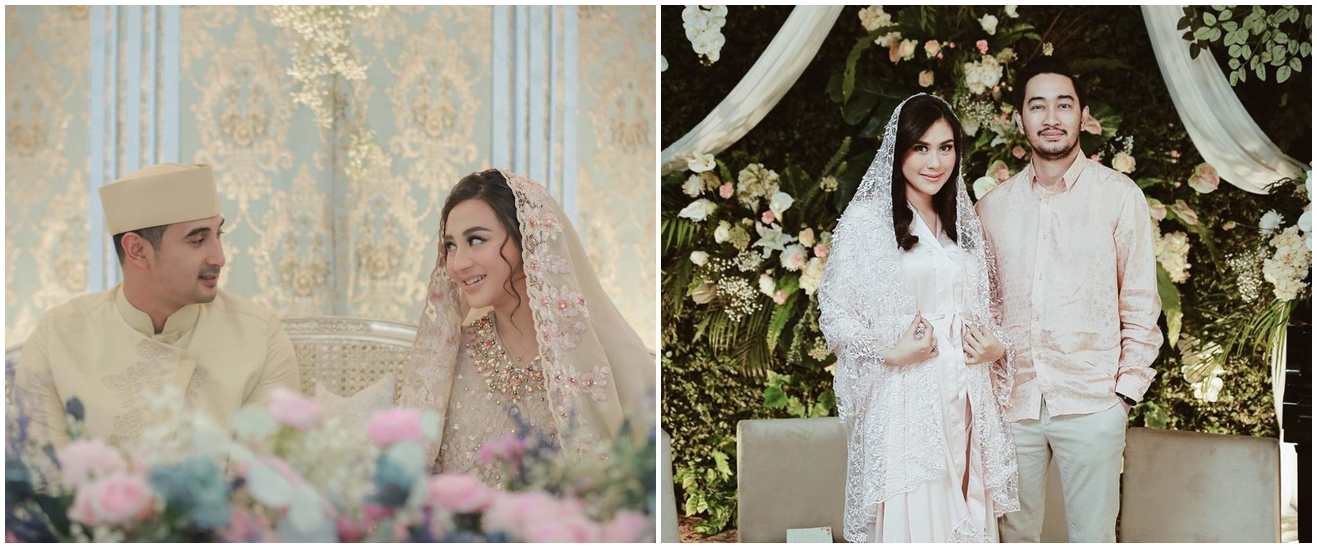 Momen syukuran 4 bulan kehamilan 8 pesinetron, Margin Wieheerm meriah