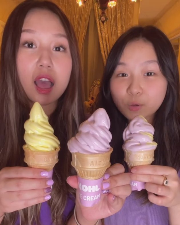 10 Potret Sisca Kohl borong BTS Meal, malah dibuat es krim