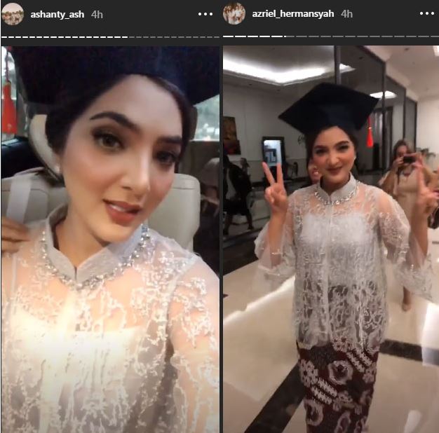 Gaya 7 penyanyi pakai kebaya saat wisuda, Maudy Ayunda memesona