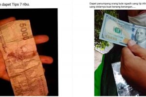 10 Momen lucu driver ojek online dapat uang tip, bikin nyengir tipis