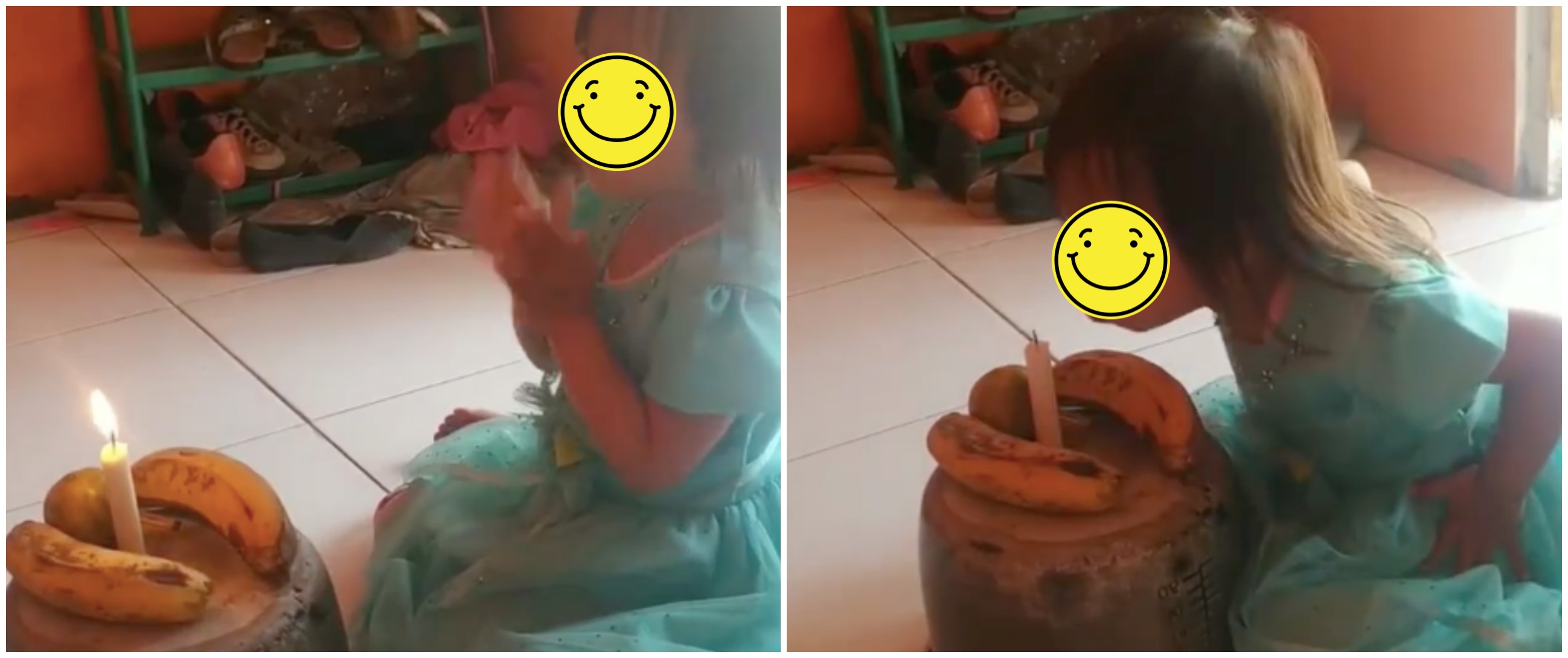 Kue ulang tahun bocah ini diganti pisang, alasannya bikin pilu