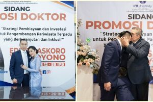 8 Momen Aliya Rajasa dampingi Edhie Baskoro Yudhoyono raih gelar S3