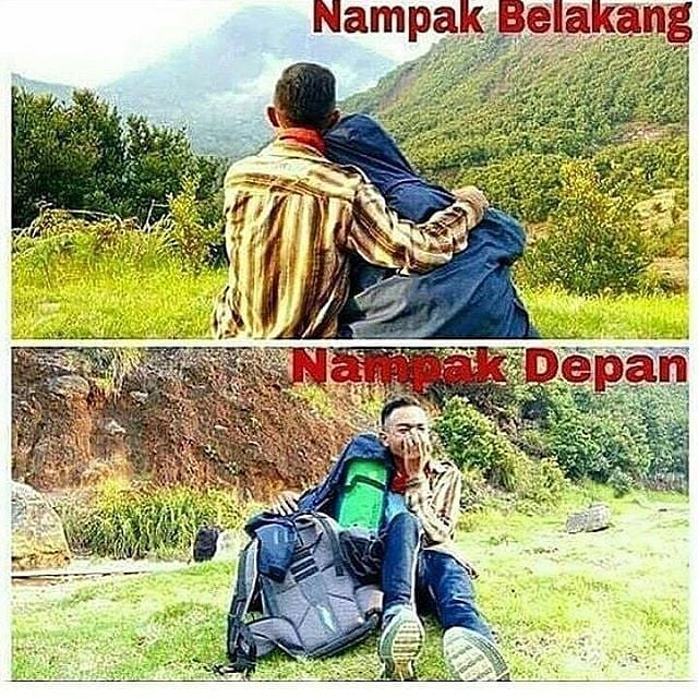10 Potret lucu tampak depan vs tampak belakang ini bikin senyum kecut