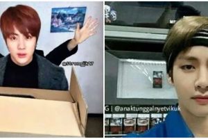 10 Editan personel BTS jadi seorang pelayan, bikin ramai pelanggan