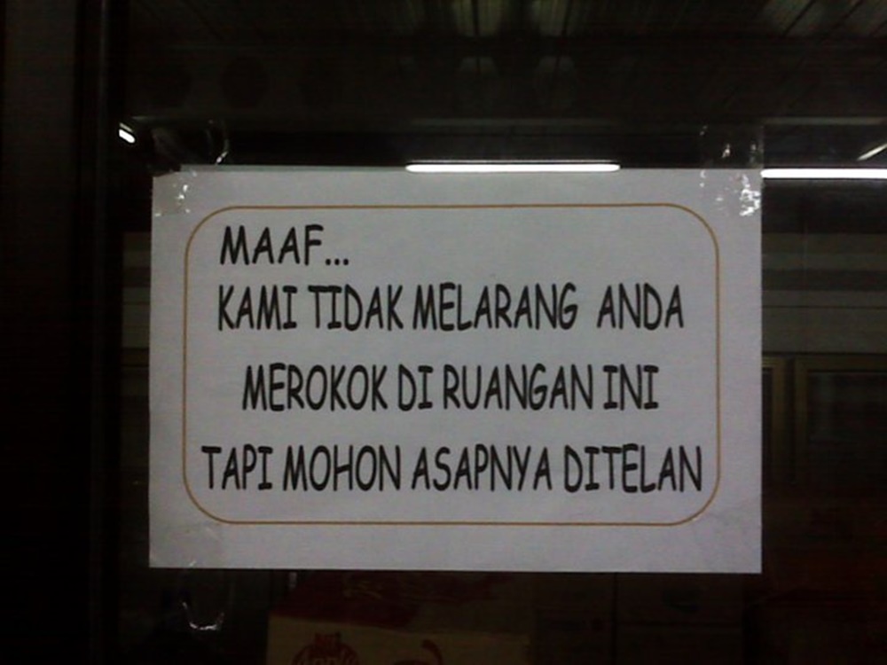20 Peringatan nyeleneh di depan pintu ini bikin nggak bisa berkutik